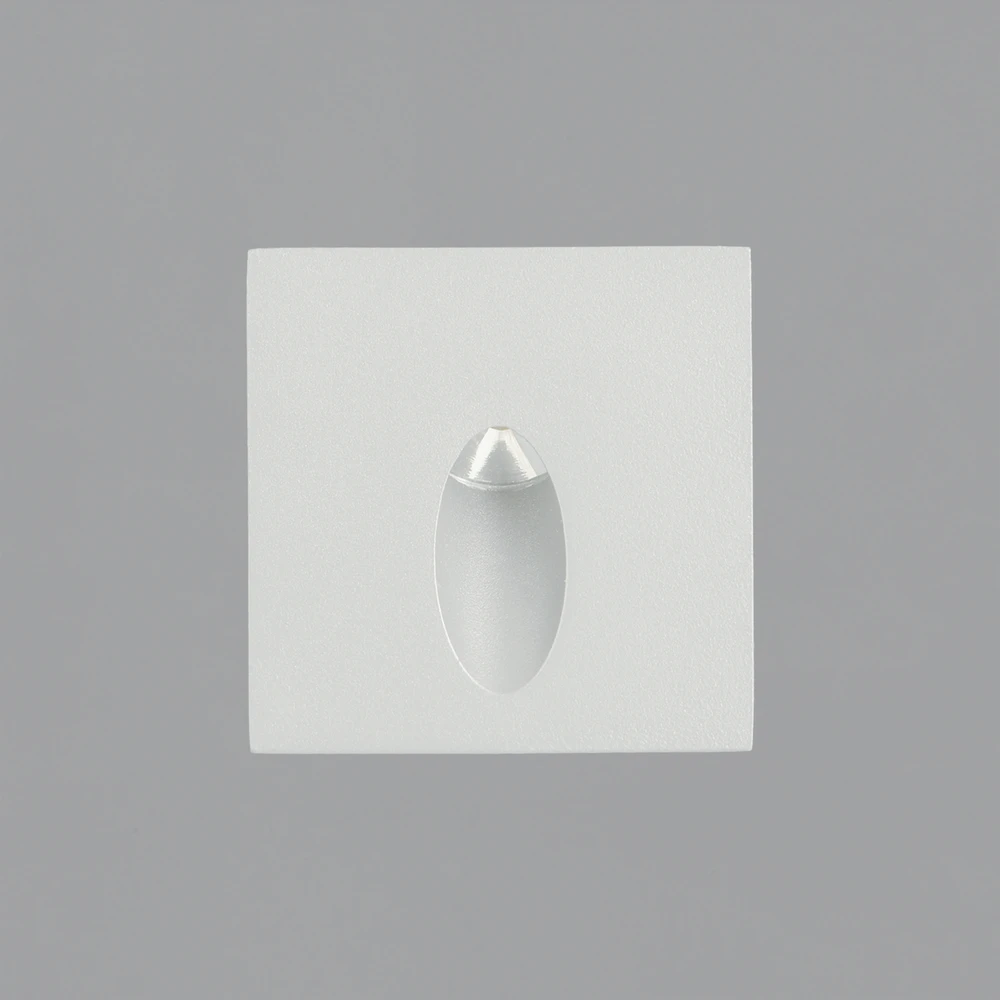 3W LED įleidžiamo montavimo fasado šviestuvas VIRGO, baltas, 3000K, IP65, E2064001B