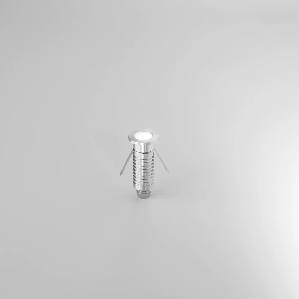 3W LED lauko įleidžiamas šviestuvas SUBWAY, nikelio sp., IP67
