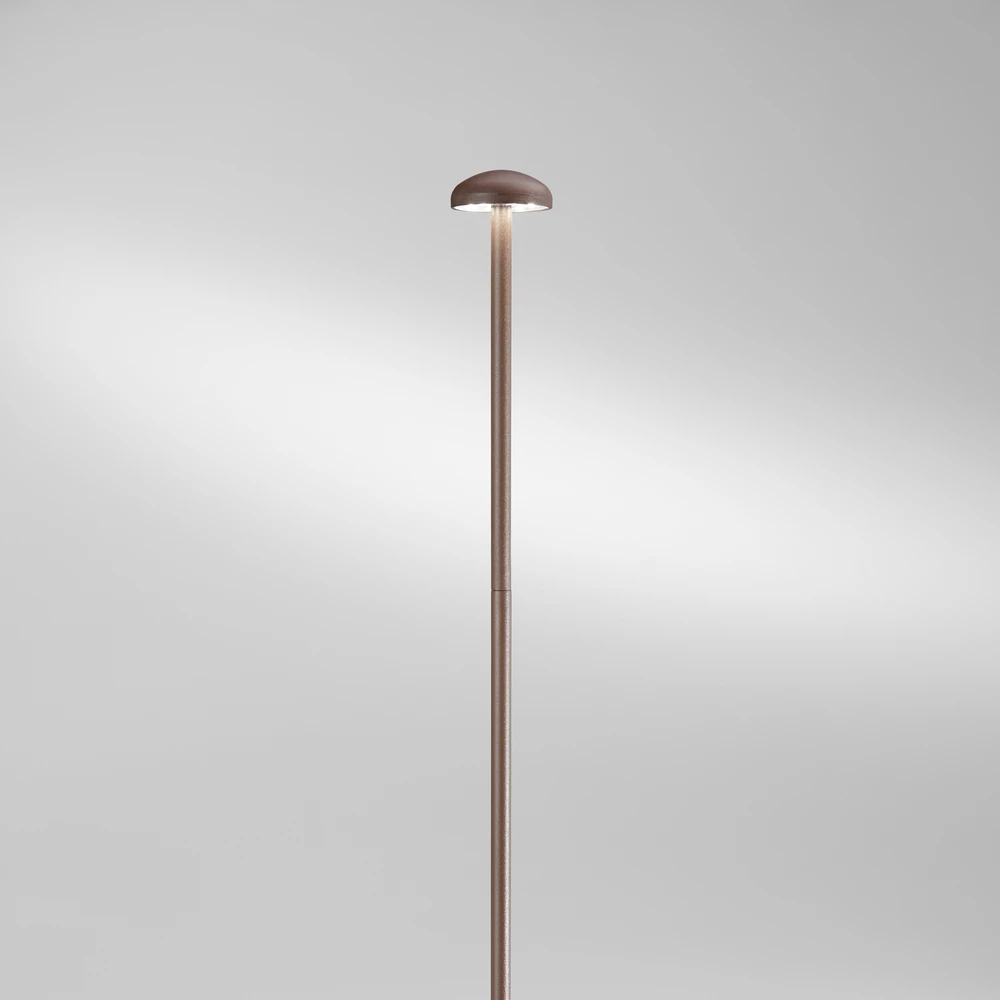 3W LED pastatomas lauko šviestuvas PUCK, bronzos sp., IP65