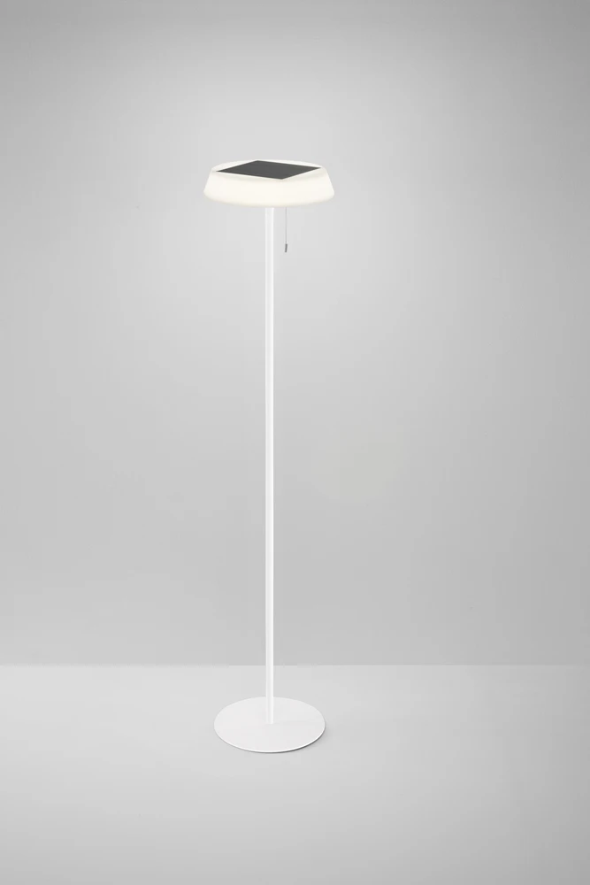 3W LED pastatomas lauko šviestuvas su saulės baterija JIN, baltas, 3000K, dimeriuojamas, IP54