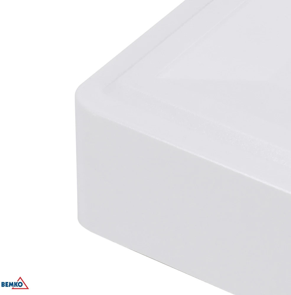 3W LED paviršinis avarinis šviestuvas SKALER, baltas, 6000K, IP40, 2h veikimas autonominiu režimu, 50°