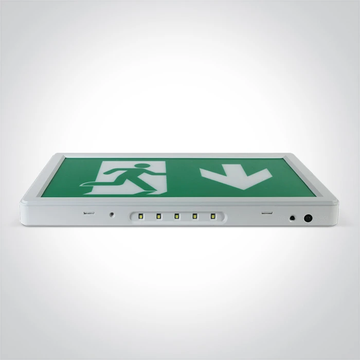 3W LED paviršinis evakuacinis šviestuvas, 6000K, su 3h avariniu moduliu, 89408/W