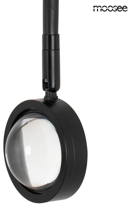 3W LED sieninis šviestuvas AXEL, juodas, 3000K