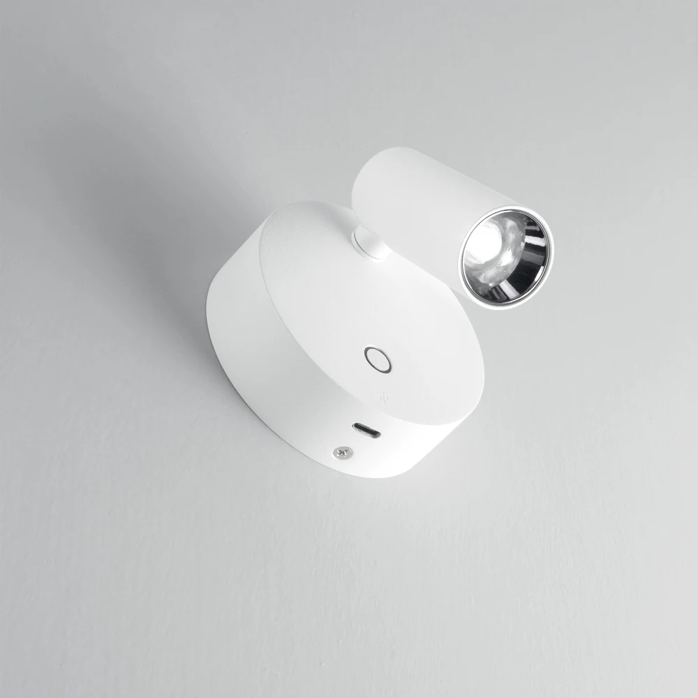 3W LED sieninis šviestuvas ELF, baltas, 3000K, dimeriuojamas, 347479