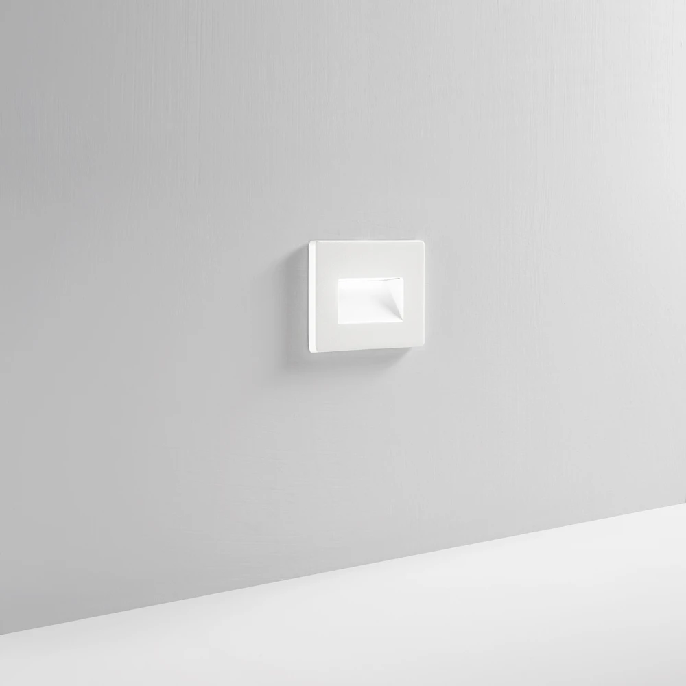 3W LED sieninis šviestuvas laiptų apšvietimui STRATOS, baltas, CCT