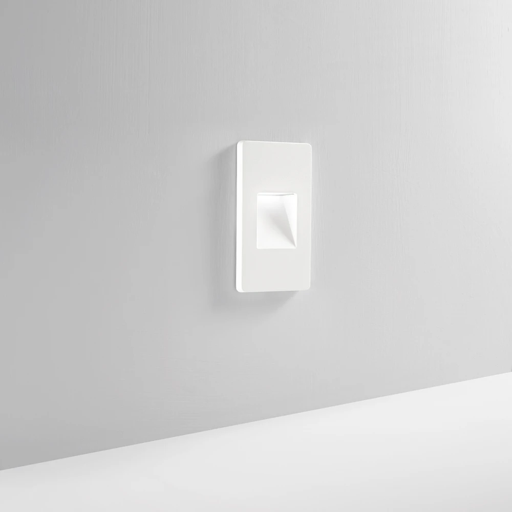 3W LED sieninis šviestuvas laiptų apšvietimui STRATOS, baltas, CCT