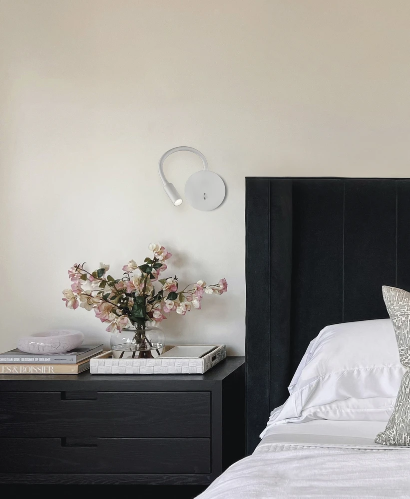 3W LED sieninis šviestuvas LYON, baltas, 3000K, A3699101B