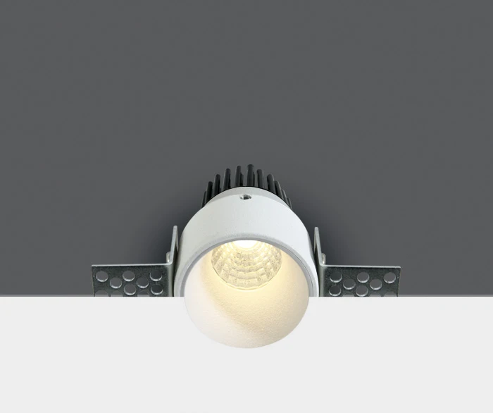 3W LED užglaistomas šviestuvas, baltas, 3000K, 10103BTR/W/W