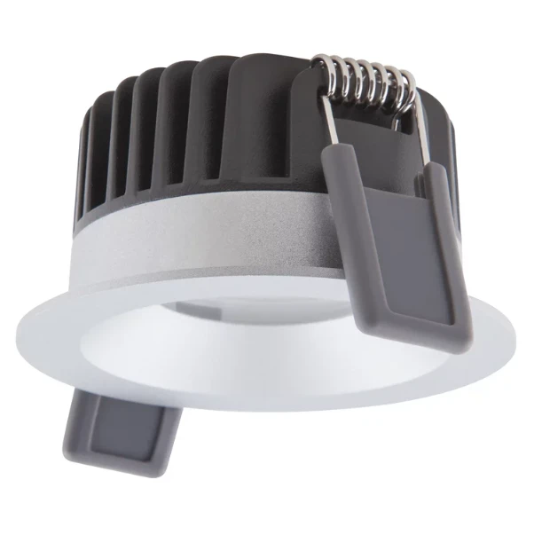 Ledvance 4/6/8W LED įleidžiamas šviestuvas, sidabro sp., 3000K, IP44, dimeriuojamas