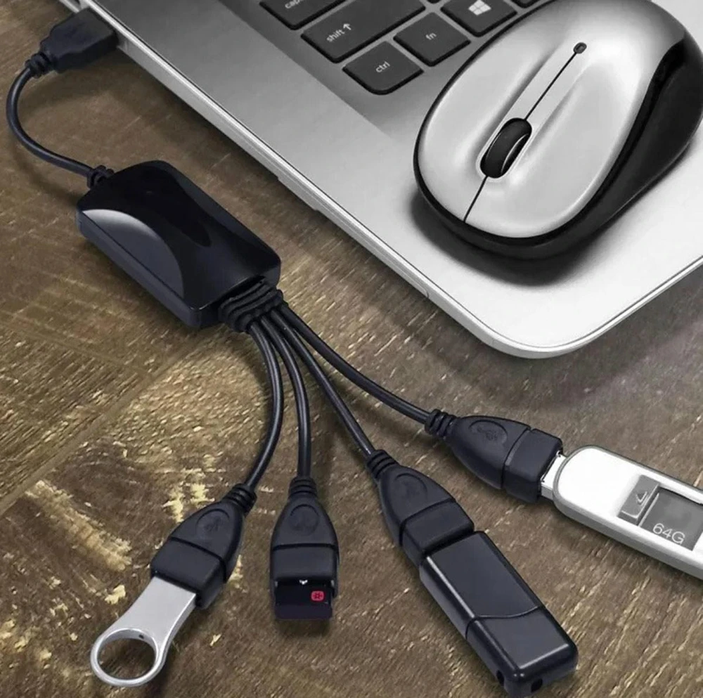 ATL 4 prievadų USB šakotuvas