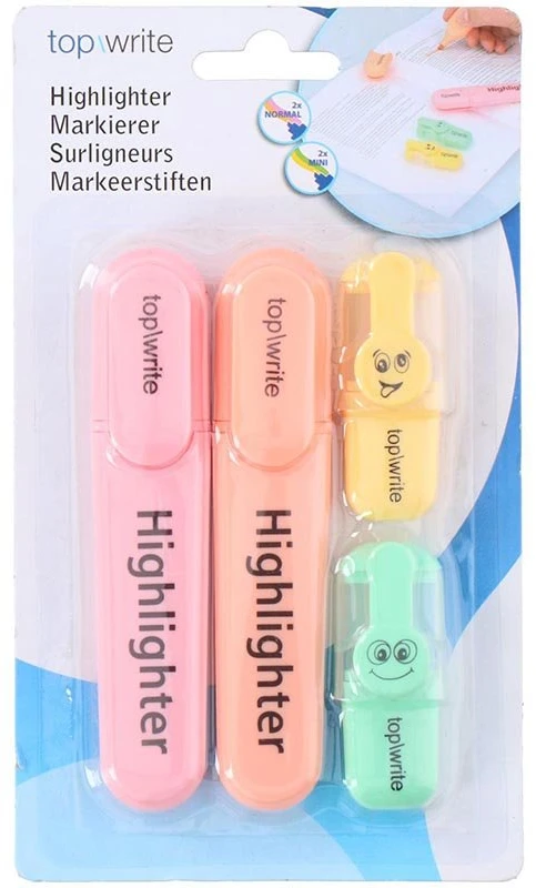 Topwrite - Set of highlighters 4 colours
