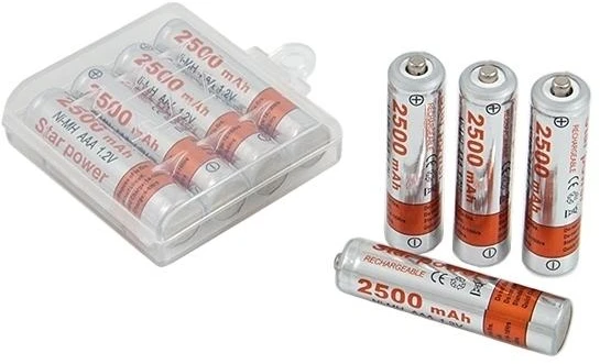 Bc53 Kraunami elementai Star Power 2500mAh, 4 vnt. AAA