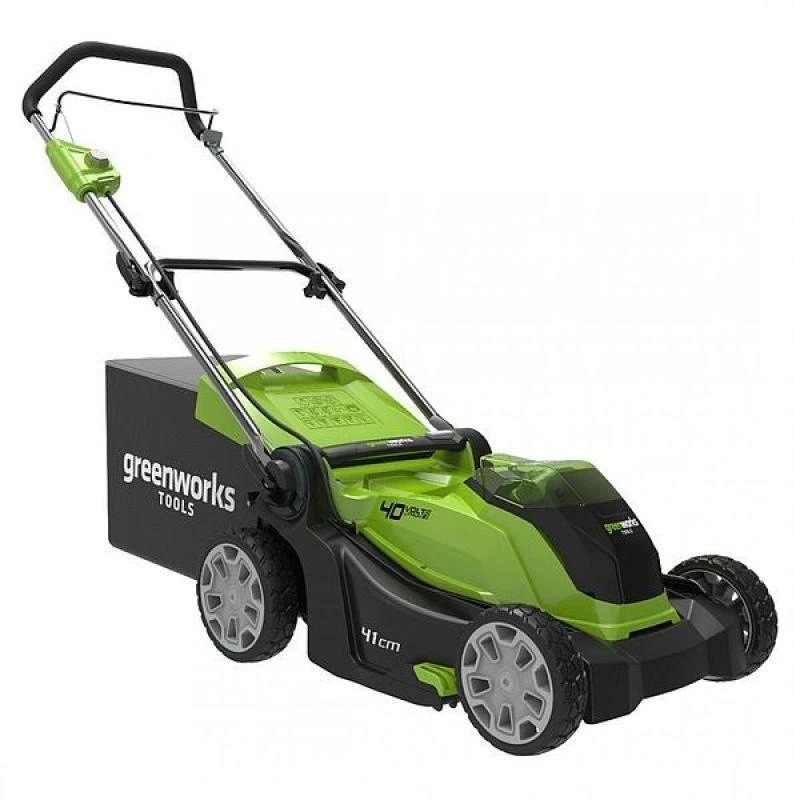 Greenworks G40LM41K4 žoliapjovė  41cm 40V (su 4Ah akumuliatoriumi ir krovikliu)