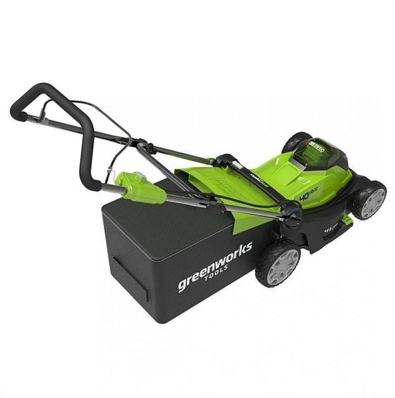 Greenworks G40LM41K4 žoliapjovė  41cm 40V (su 4Ah akumuliatoriumi ir krovikliu)