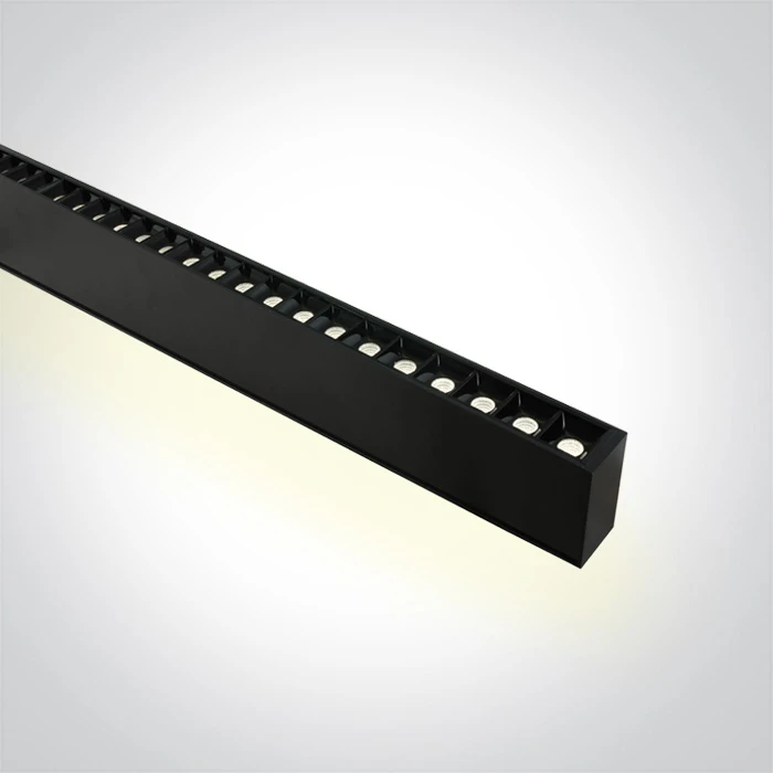 40W/20W LED linijinės sistemos šviestuvas, juodas, 4000K, 38150BU/B/C