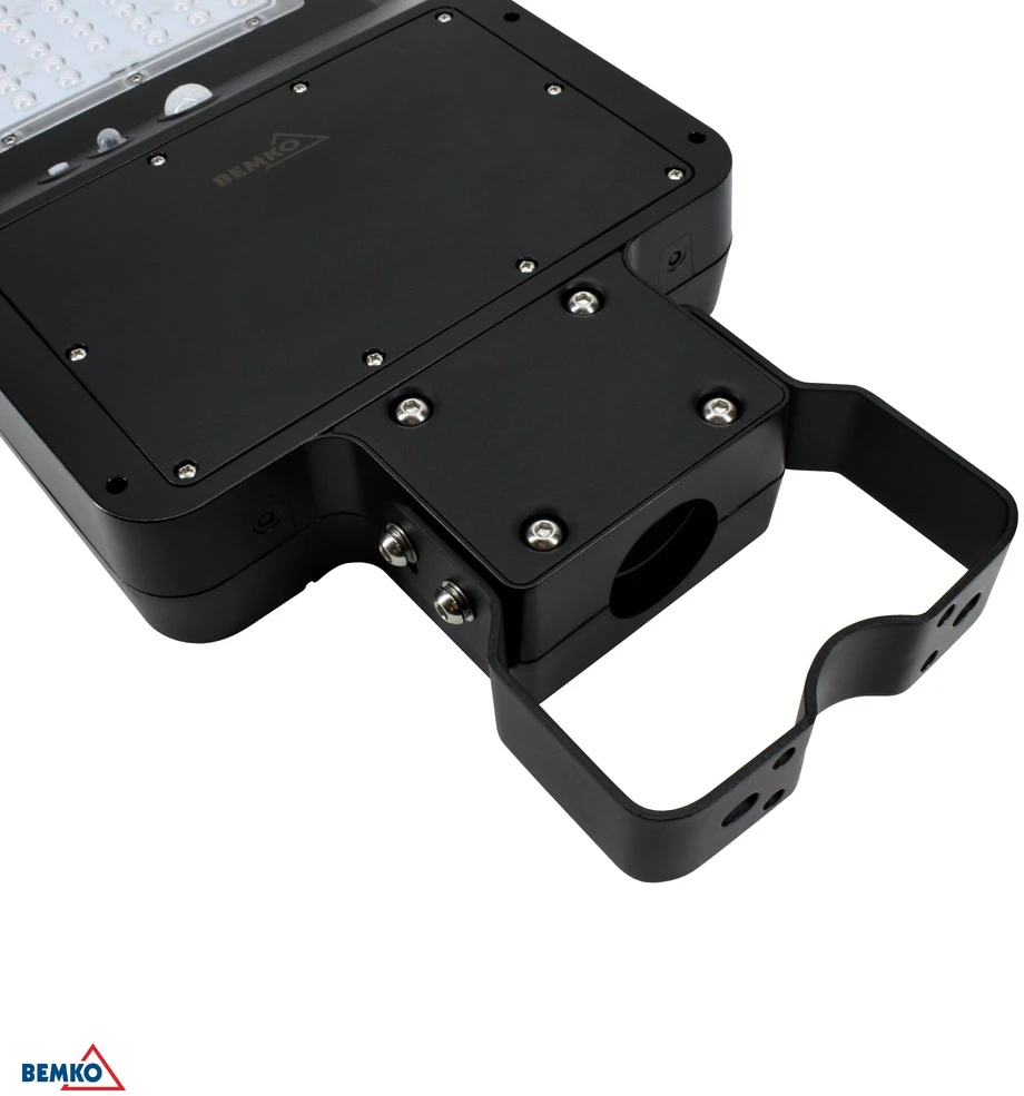 Bemko 40W LED gatvės šviestuvas su saulės baterija ir judesio davikliu, juodas, 4000K, IP65