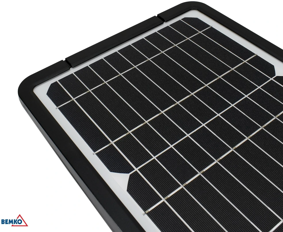 Bemko 40W LED gatvės šviestuvas su saulės baterija ir judesio davikliu, juodas, 4000K, IP65