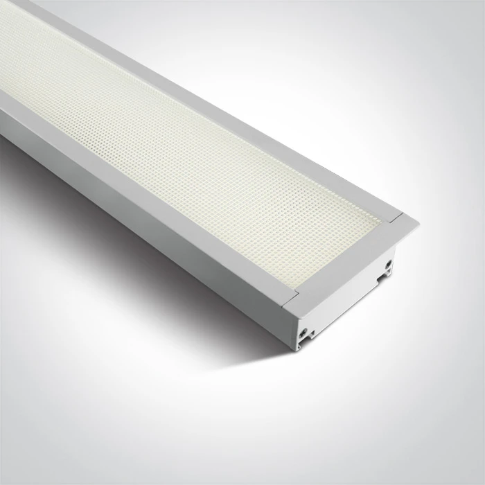 40W LED įleidžiamas linijinis šviestuvas, baltas, 4000K, 38150AR/W/C