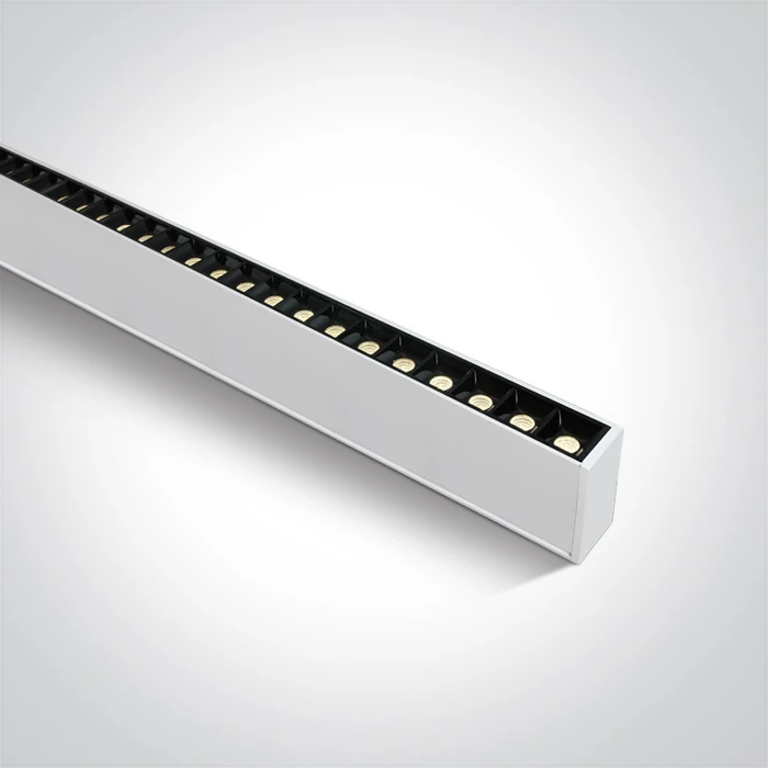 40W LED linijinės sistemos šviestuvas, baltas, 3000K, 38150B/W/W