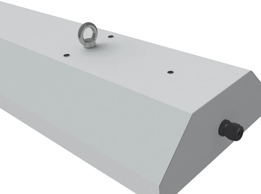 40W LED linijinis pramoninis šviestuvas TREX, 158cm, baltas, 4000K, IP66