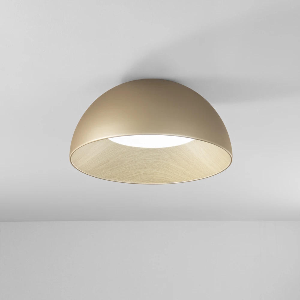 40W LED lubinis šviestuvas COCO, aukso sp., CCT