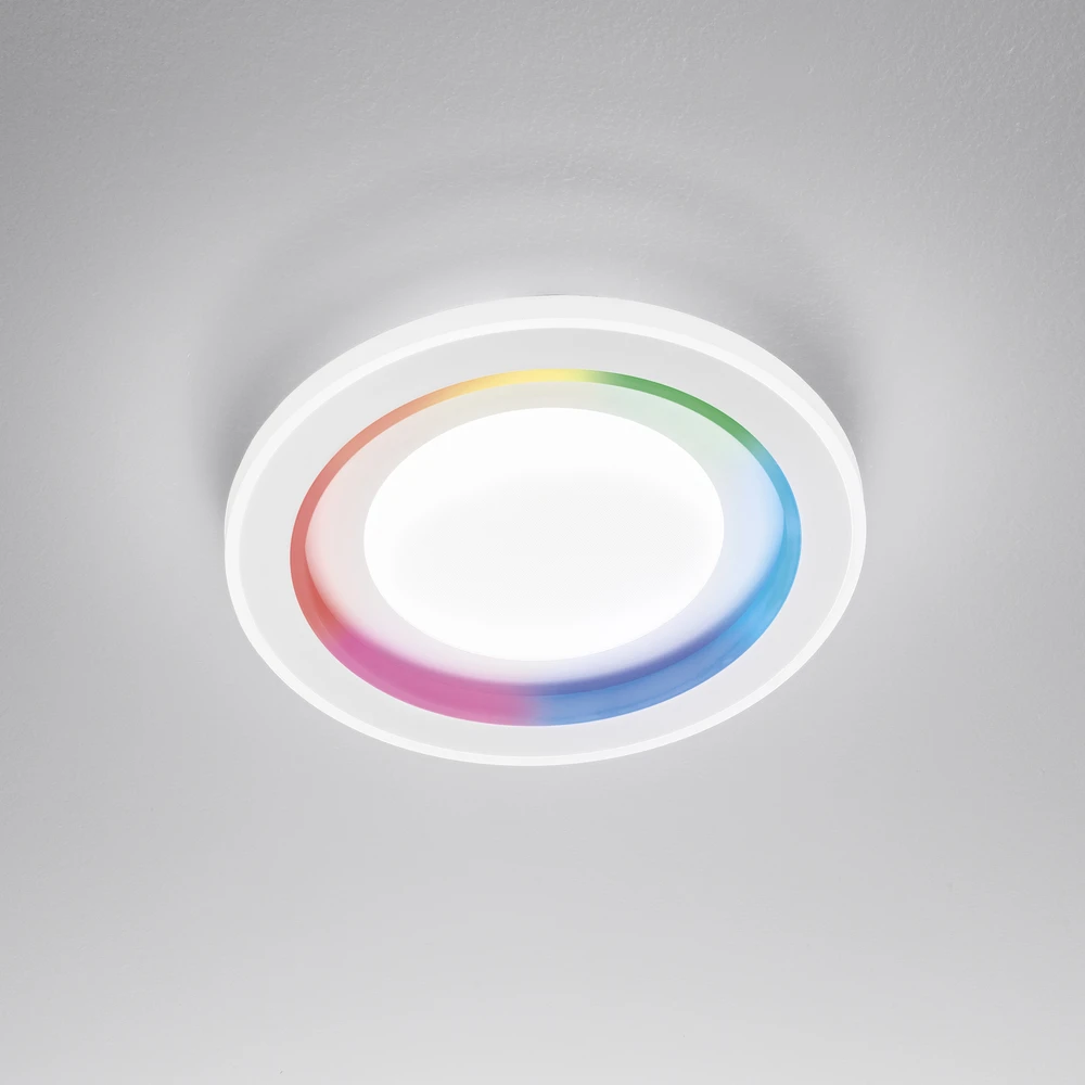 40W LED lubinis šviestuvas DYGITAL, baltas, CCT/RGB