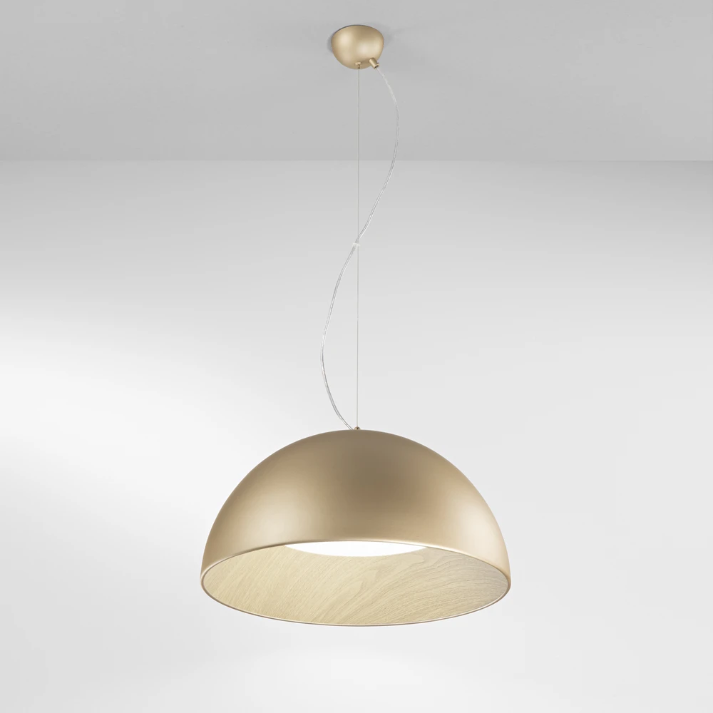 40W LED pakabinamas šviestuvas COCO, aukso sp., CCT