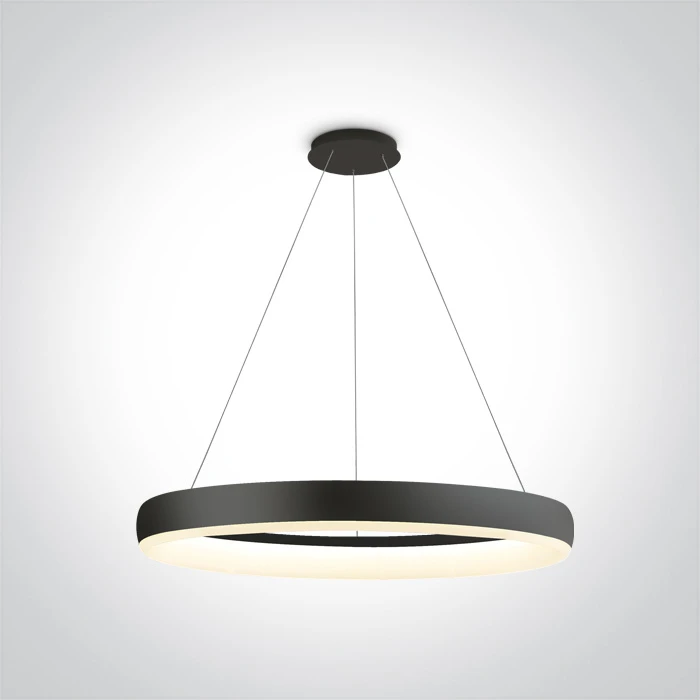 40W LED pakabinamas šviestuvas, juodas, 3000K, 63114/B/W