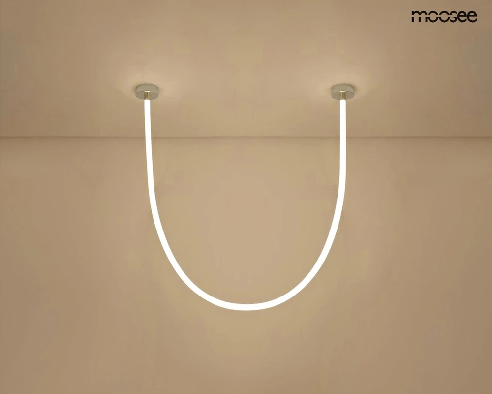 40W LED pakabinamas šviestuvas LASSO 300 SMART, sidabro sp., 3000/4000K