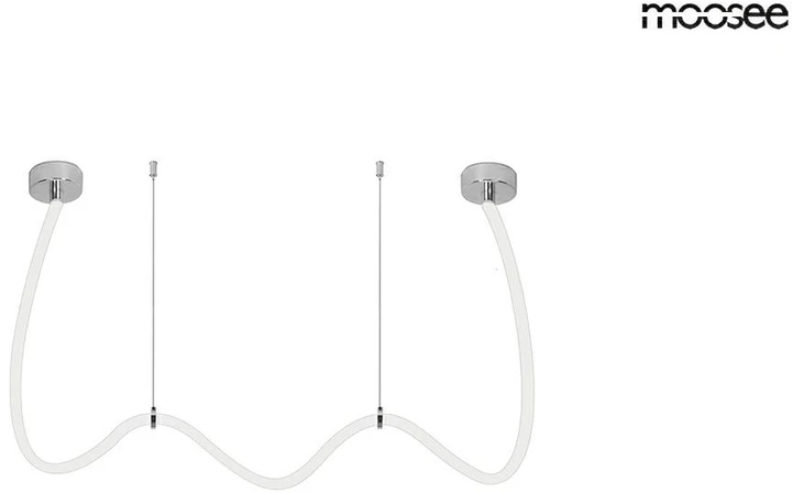40W LED pakabinamas šviestuvas LASSO 300 SMART, sidabro sp., 3000/4000K