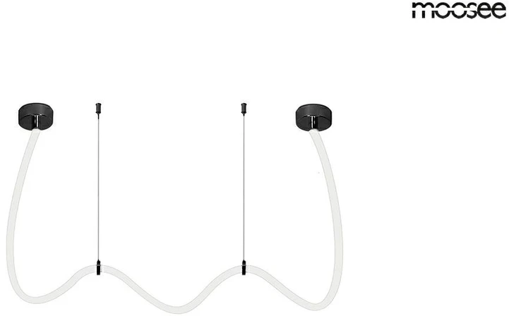 40W LED pakabinamas šviestuvas LASSO 300 SMART, juodas, 3000/4000K