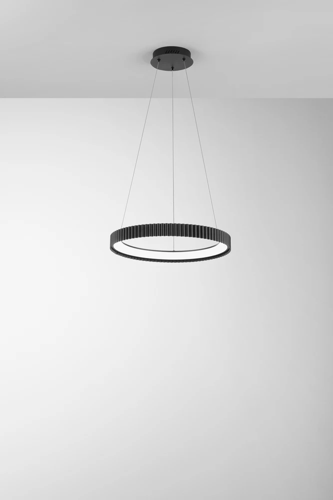 40W LED pakabinamas šviestuvas NIKE, juodas, CCT