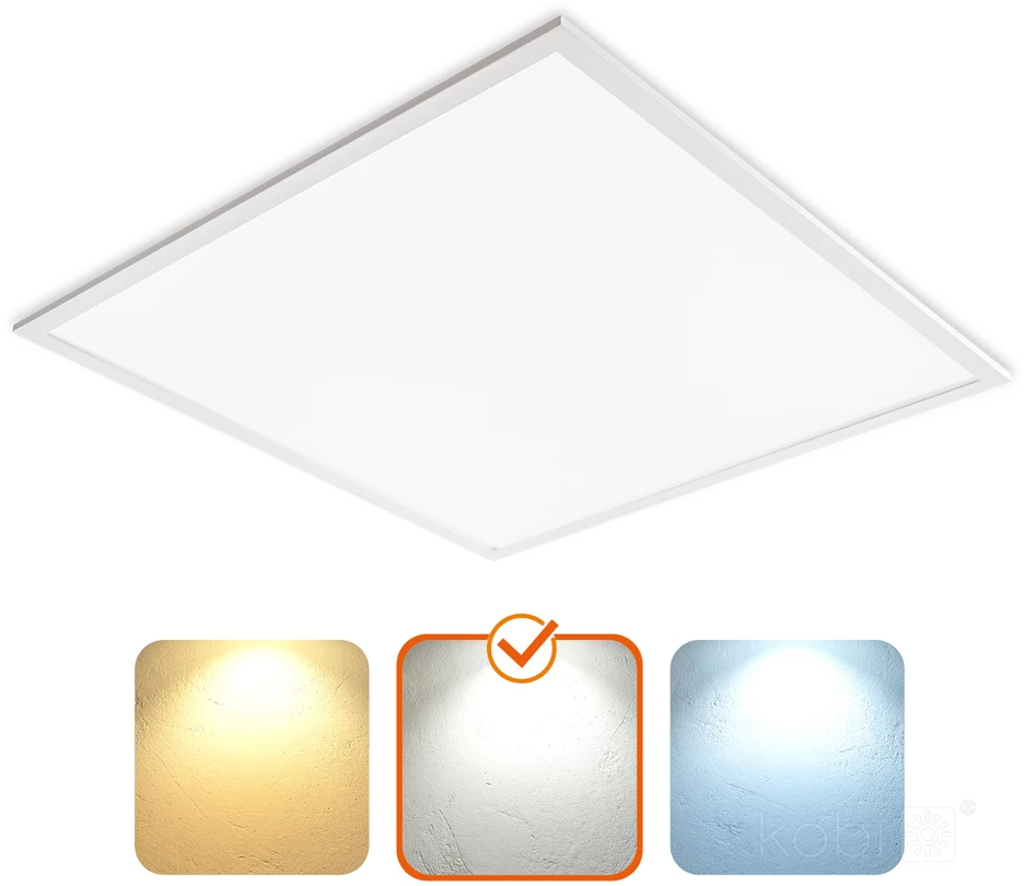 40W LED panelė DAVRO, balta, 4000K, IP40, 60x60cm