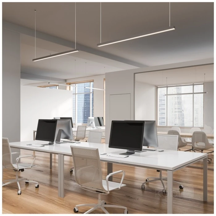 Pakabinamas šviestuvas 40W LED paviršinis/pakabinamas linijinis šviestuvas KOLINE GO PROFESSIONAL, baltas, 3000/4000/6500K