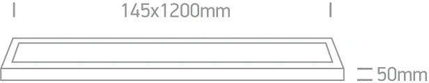 40W LED plafonas, baltas, 3000K, 62140RF/W/W