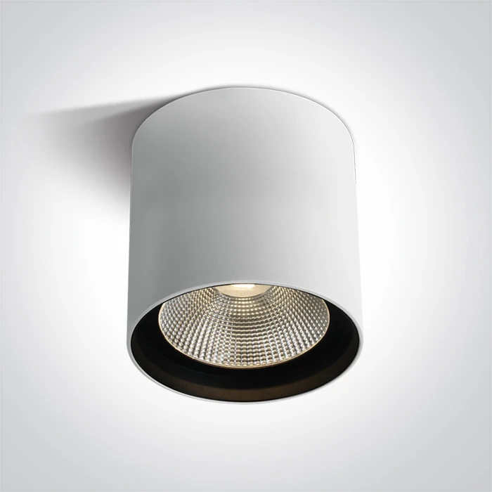 Lubinis šviestuvas 40W paviršinis šviestuvas, baltas, 3000K, 67516C/W/W