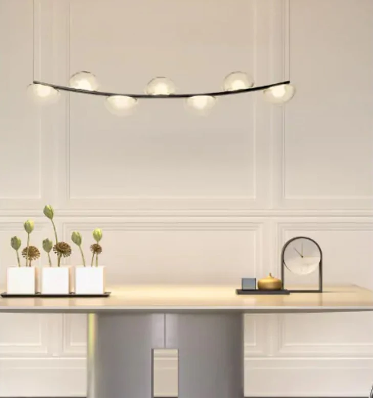 42,7W LED pakabinamas šviestuvas SINCLAIR, juodas, 3000K, dimeriuojamas, 01-3246
