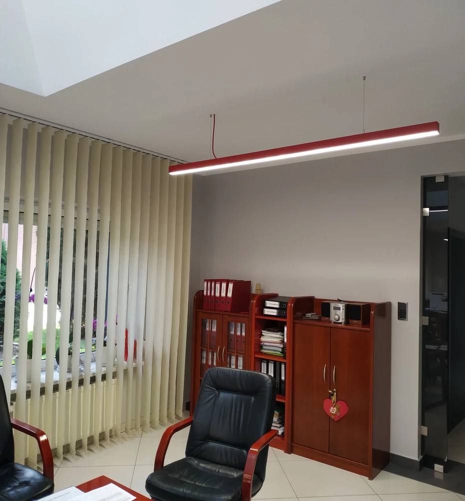 42W LED linijinis šviestuvas QUALIS, juodas, 4000K, IP44, 224cm