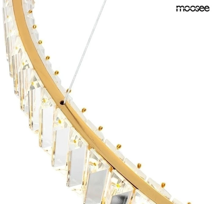 42W LED pakabinamas šviestuvas LIBERTY 100, aukso sp., 3000K