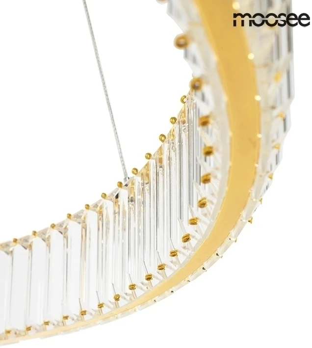 42W LED pakabinamas šviestuvas LIBERTY 80, aukso sp., 3000K