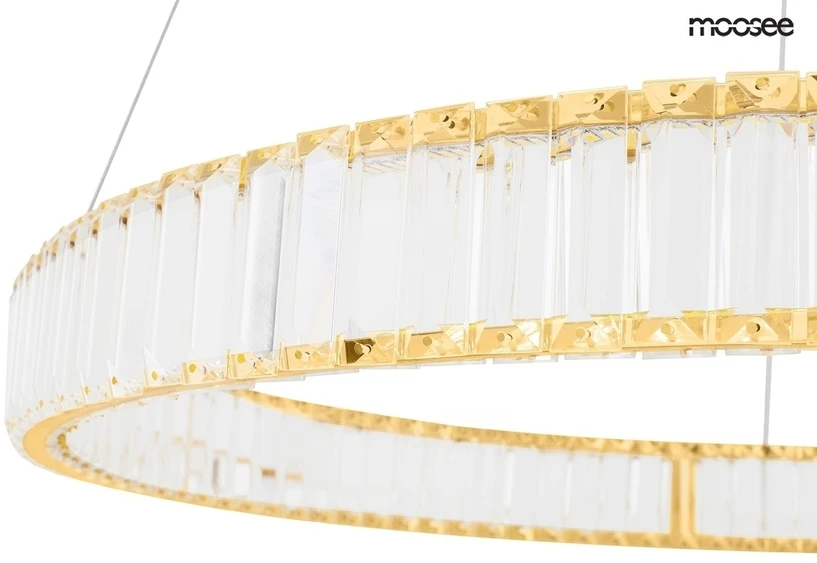 42W LED pakabinamas šviestuvas LIBERTY 80, aukso sp., 3000K