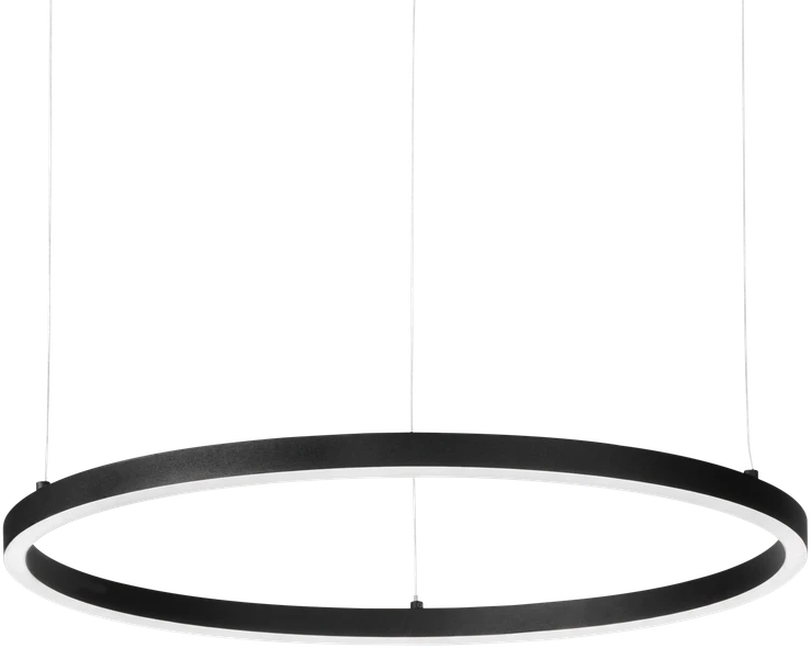 Ideal Lux Pakabinamas šviestuvas Oracle Slim Sp D090 Round 3000K Dali Bk
