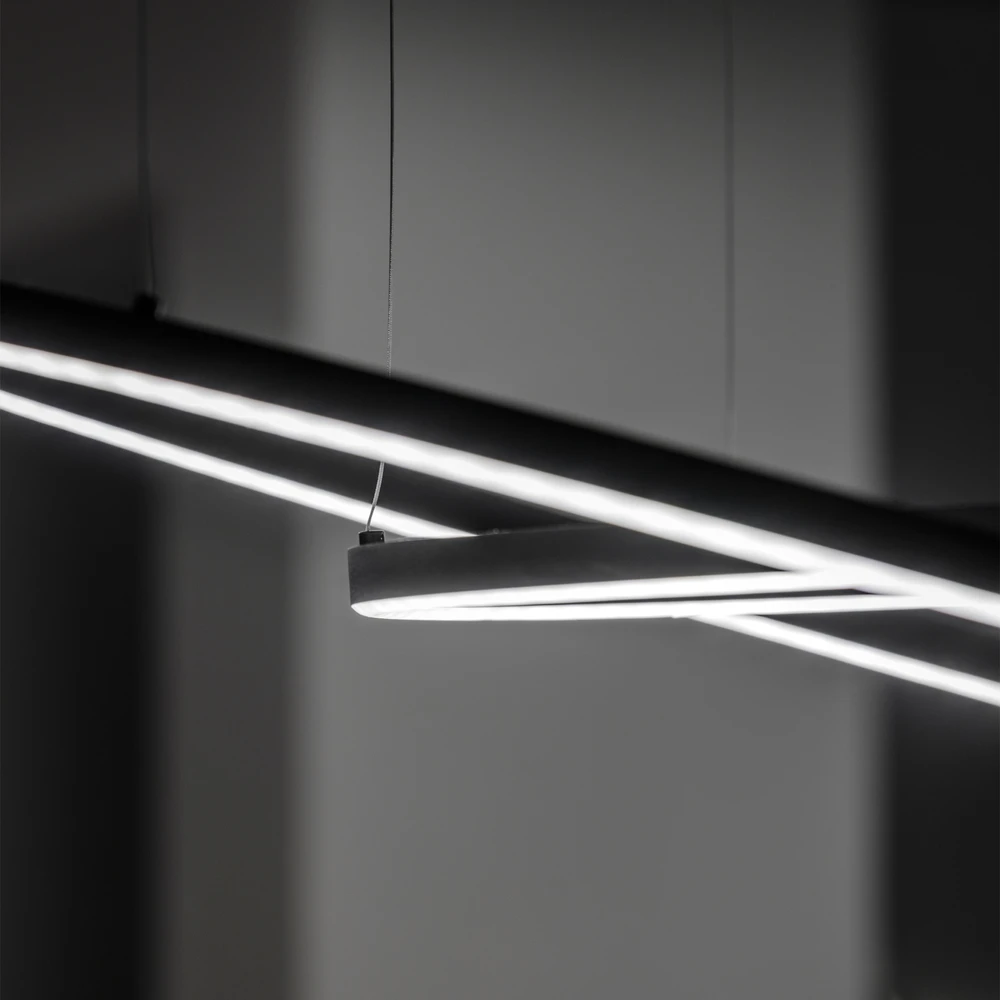 Ideal Lux Pakabinamas šviestuvas Oracle Slim Sp D090 Round 3000K Dali Bk