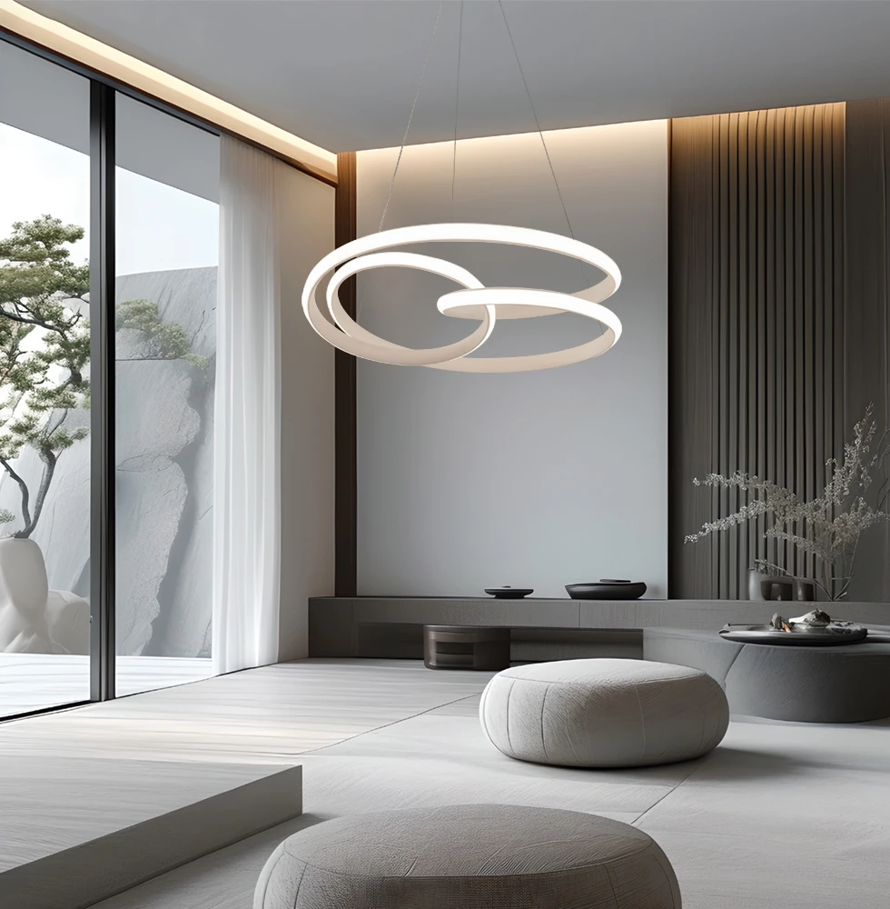 42W LED pakabinamas šviestuvas RIBBON, smėlio sp., 3000K, 4347600