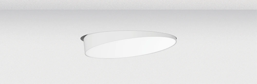 42W LED užglaistomas šviestuvas, baltas, 2700/3200/4000K, DALI, 25213
