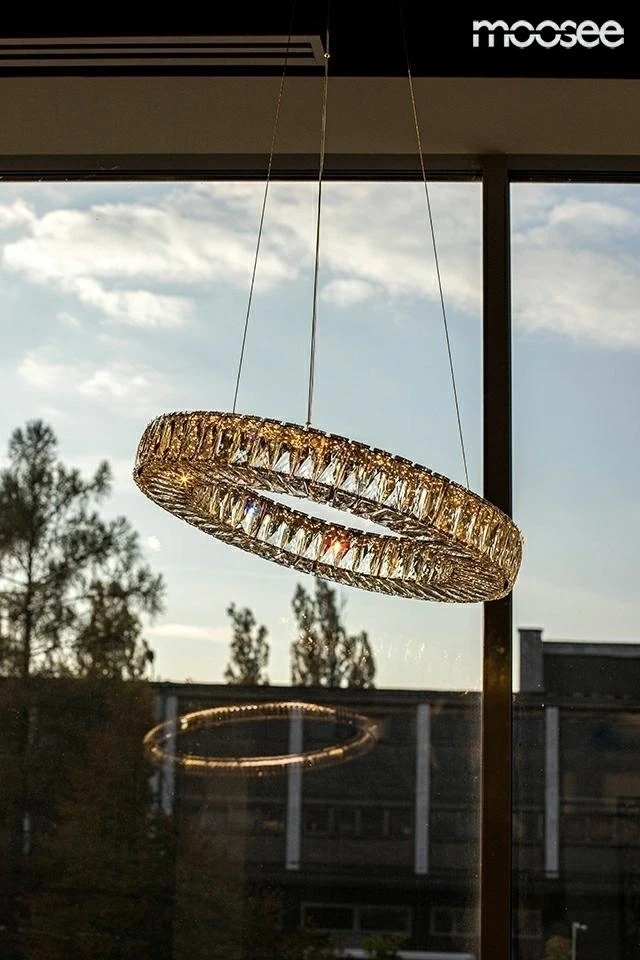 43W LED pakabinamas šviestuvas ALLISIA 80, aukso sp., 3000K