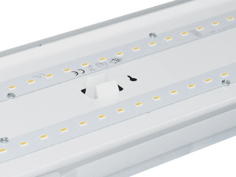 44,4W LED šviestuvas FROST, 150cm, tamsiai pilkas, 4000K, IP66