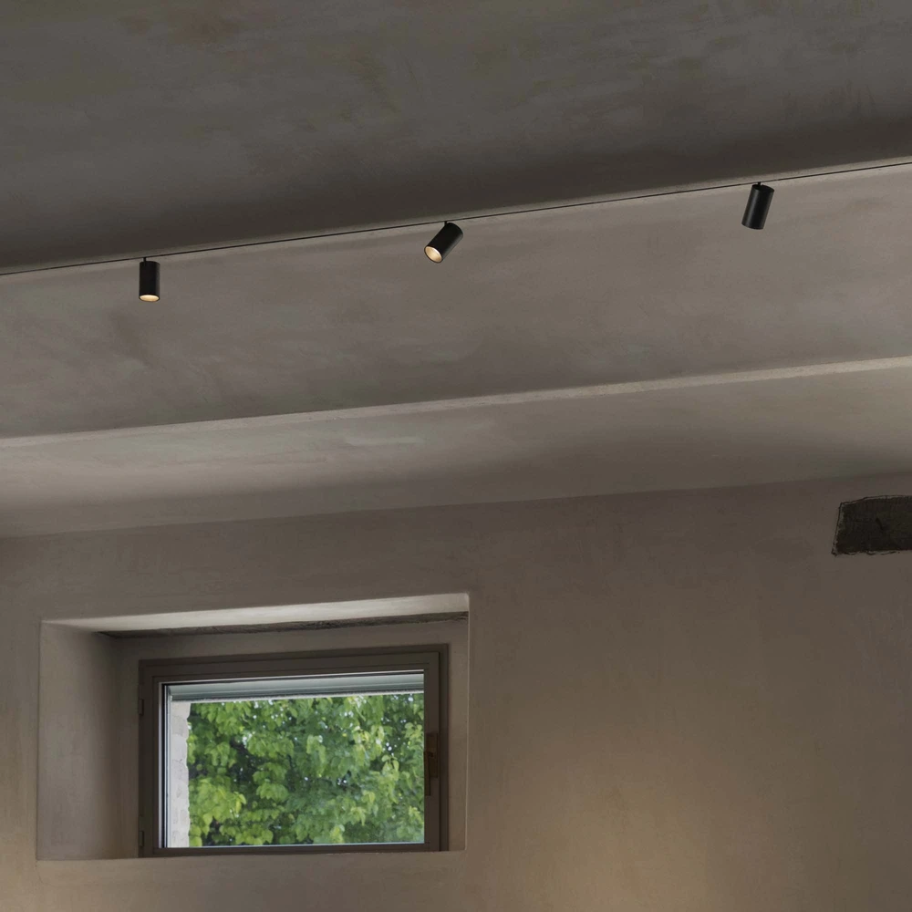 4,5W LED akcentinis šviestuvas į linijinės sistemos bėgelį DEVA, juodas, 3000K, 332789