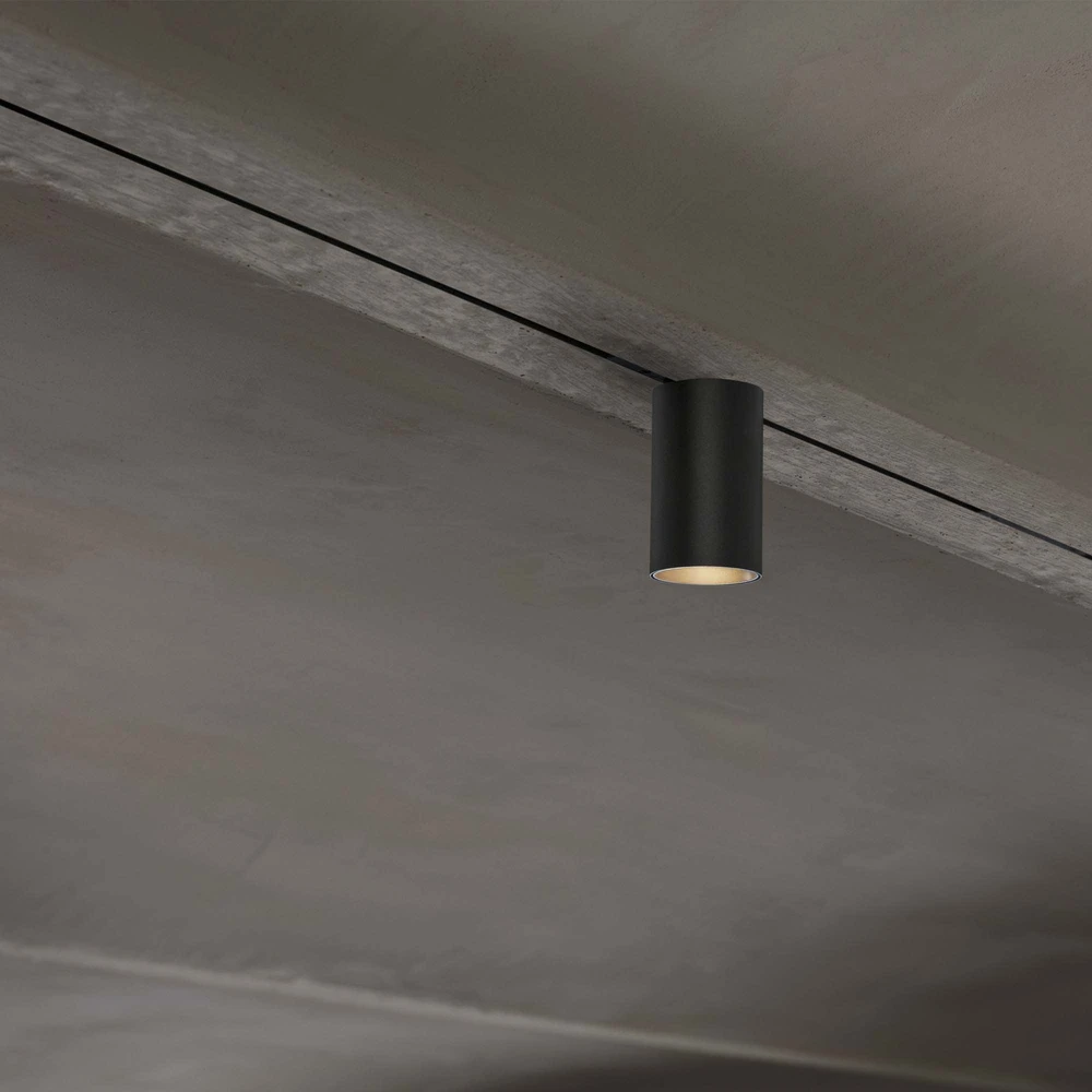 4,5W LED akcentinis šviestuvas į linijinės sistemos bėgelį DEVA, juodas, 3000K, 332789