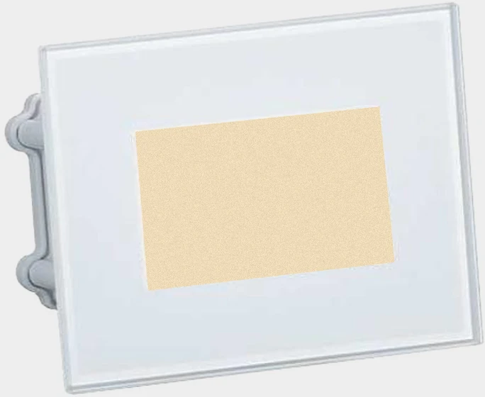 4,5W LED įleidžiamo montavimo sieninis šviestuvas NURA, blizgios baltos sp., 2700/3000/4000K, IP65, E4038070BB